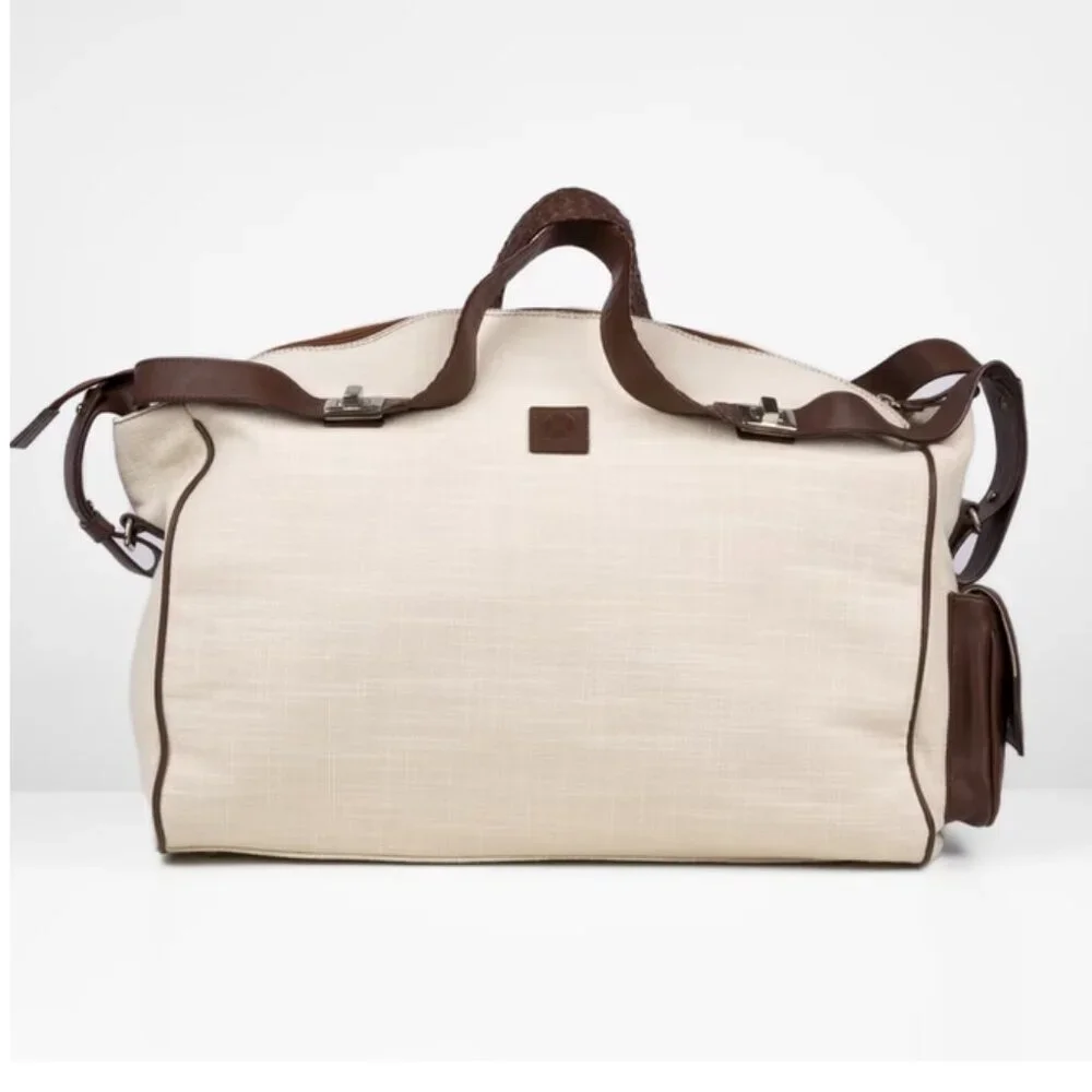 Carat23 Casual Sand Handmade Weekender Travel Bag